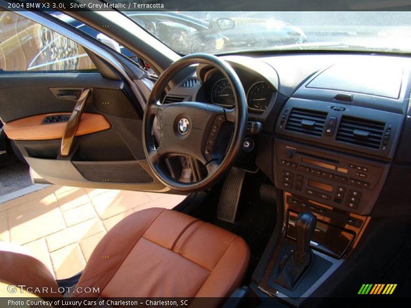 Silver Grey Metallic / Terracotta 2004 BMW X3 3.0i