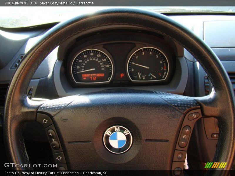 Silver Grey Metallic / Terracotta 2004 BMW X3 3.0i