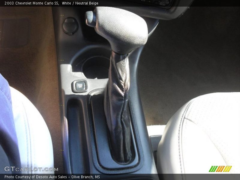 White / Neutral Beige 2003 Chevrolet Monte Carlo SS