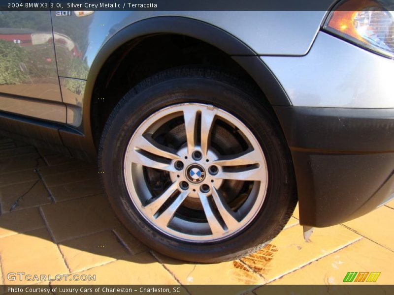 Silver Grey Metallic / Terracotta 2004 BMW X3 3.0i
