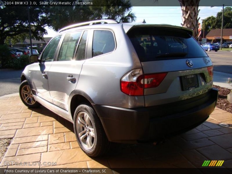 Silver Grey Metallic / Terracotta 2004 BMW X3 3.0i