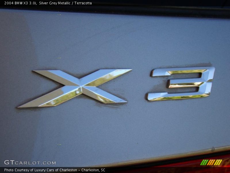 Silver Grey Metallic / Terracotta 2004 BMW X3 3.0i