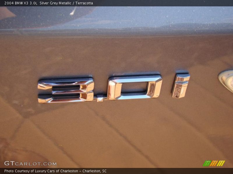 Silver Grey Metallic / Terracotta 2004 BMW X3 3.0i