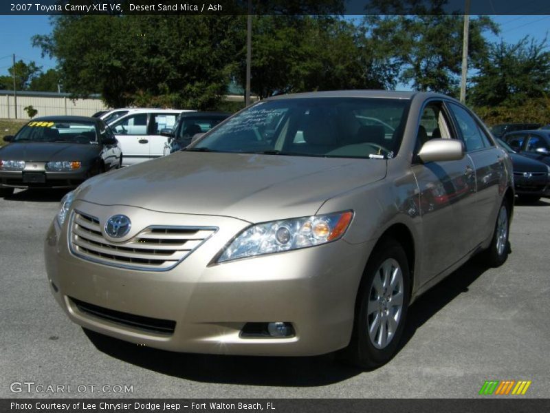 Desert Sand Mica / Ash 2007 Toyota Camry XLE V6