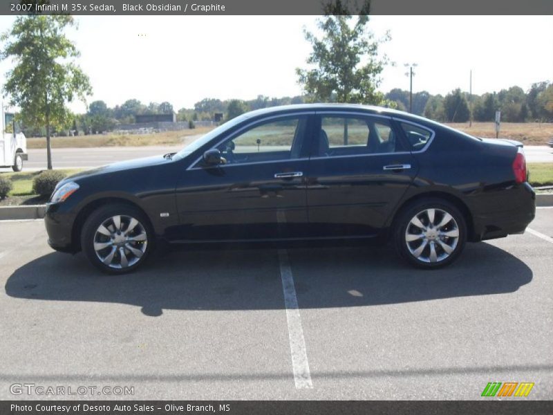 Black Obsidian / Graphite 2007 Infiniti M 35x Sedan
