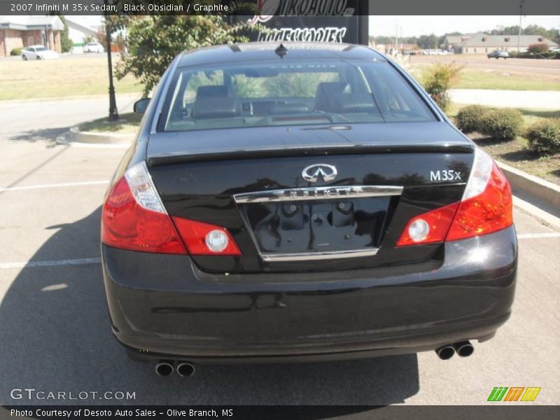 Black Obsidian / Graphite 2007 Infiniti M 35x Sedan