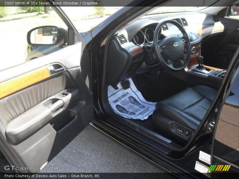 Black Obsidian / Graphite 2007 Infiniti M 35x Sedan