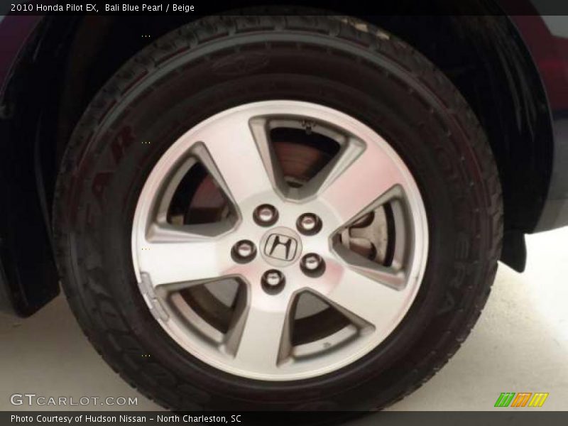 Bali Blue Pearl / Beige 2010 Honda Pilot EX