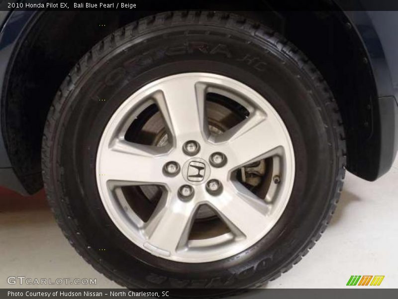 Bali Blue Pearl / Beige 2010 Honda Pilot EX