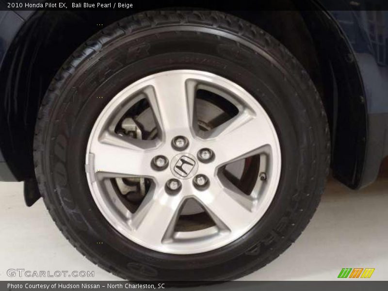 Bali Blue Pearl / Beige 2010 Honda Pilot EX
