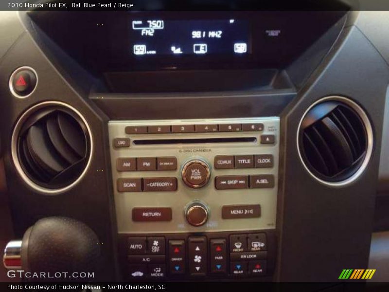 Bali Blue Pearl / Beige 2010 Honda Pilot EX