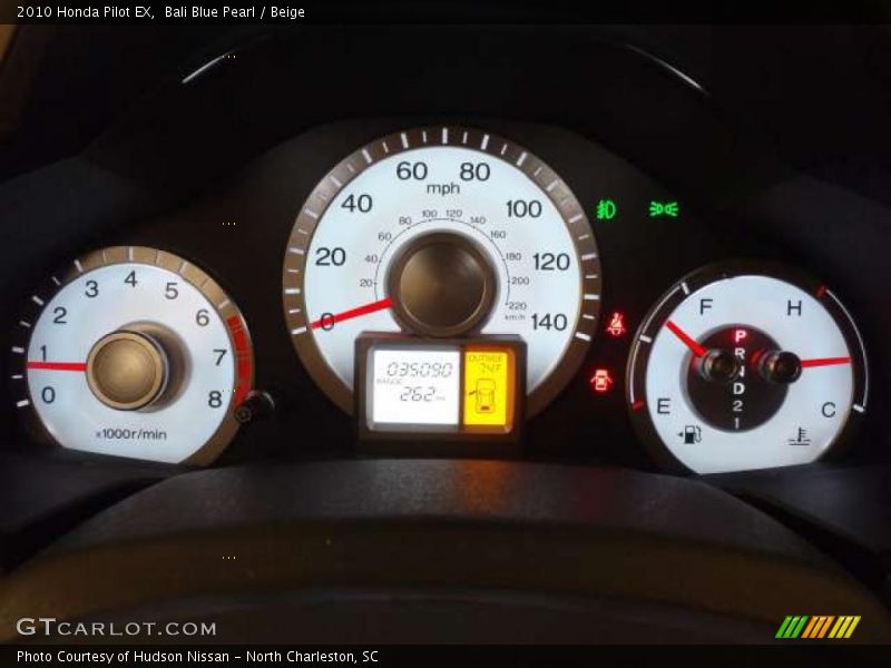  2010 Pilot EX EX Gauges