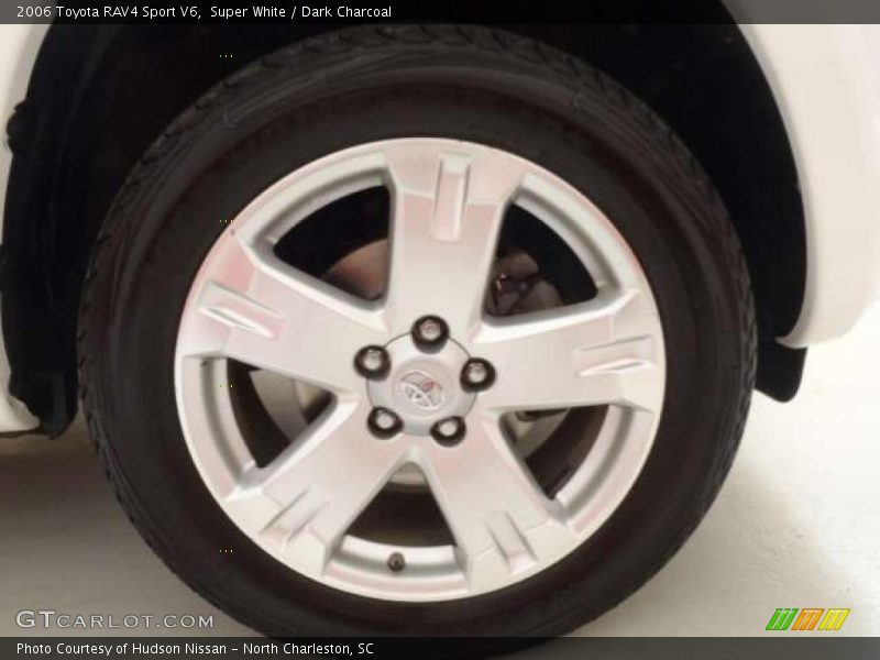 Super White / Dark Charcoal 2006 Toyota RAV4 Sport V6