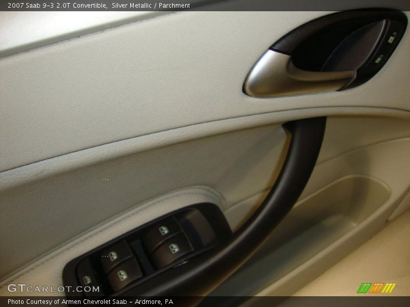 Silver Metallic / Parchment 2007 Saab 9-3 2.0T Convertible