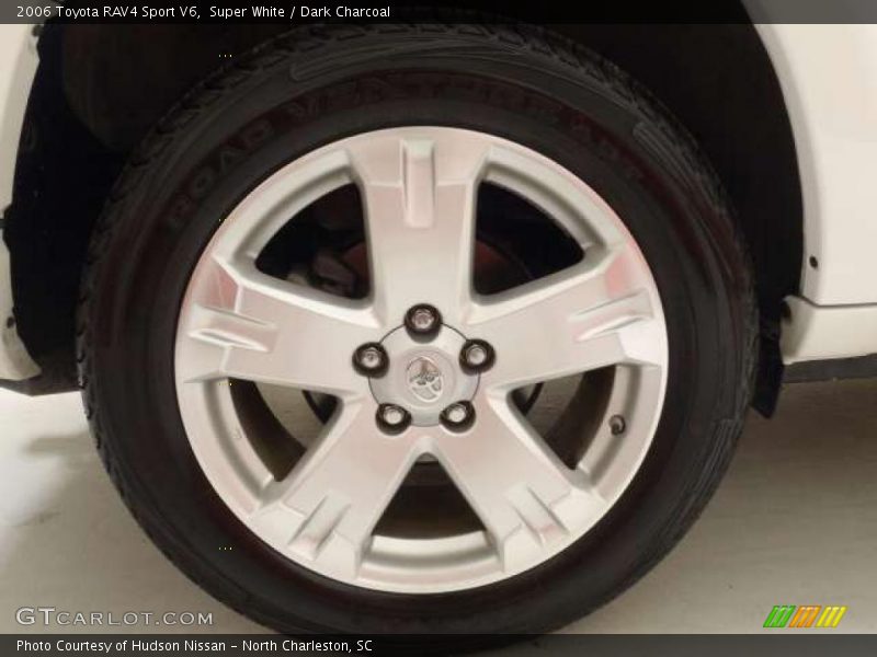 Super White / Dark Charcoal 2006 Toyota RAV4 Sport V6