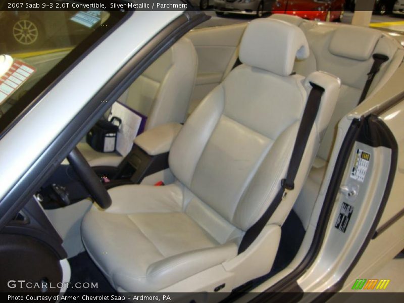 Silver Metallic / Parchment 2007 Saab 9-3 2.0T Convertible