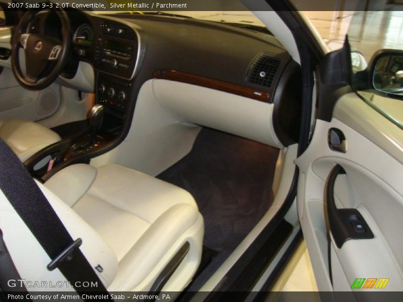 Silver Metallic / Parchment 2007 Saab 9-3 2.0T Convertible