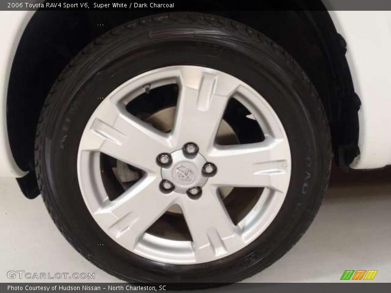 Super White / Dark Charcoal 2006 Toyota RAV4 Sport V6