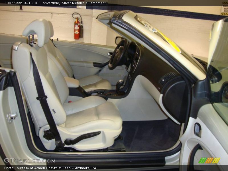 Silver Metallic / Parchment 2007 Saab 9-3 2.0T Convertible
