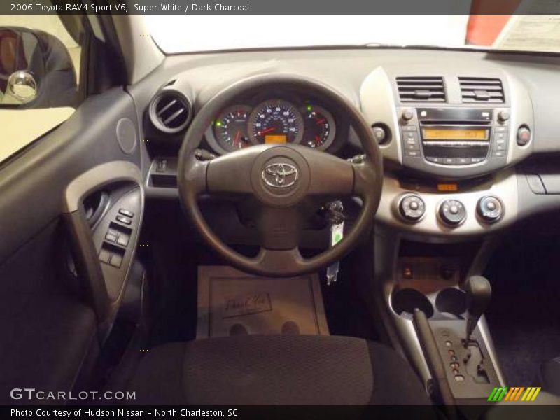 Super White / Dark Charcoal 2006 Toyota RAV4 Sport V6