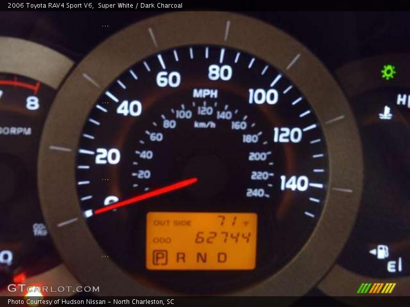 Super White / Dark Charcoal 2006 Toyota RAV4 Sport V6