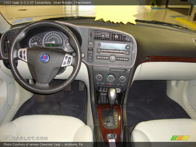 Silver Metallic / Parchment 2007 Saab 9-3 2.0T Convertible