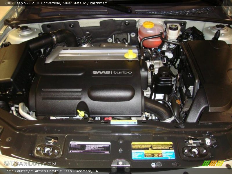 Silver Metallic / Parchment 2007 Saab 9-3 2.0T Convertible