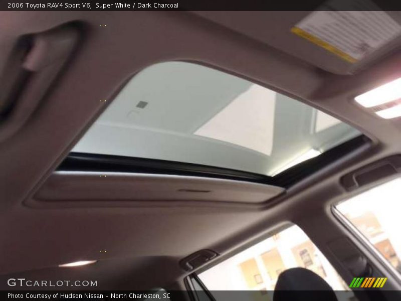 Super White / Dark Charcoal 2006 Toyota RAV4 Sport V6