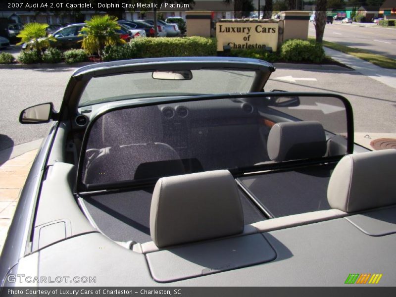 Dolphin Gray Metallic / Platinum 2007 Audi A4 2.0T Cabriolet