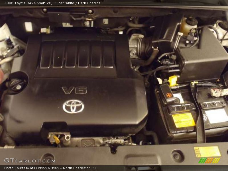 Super White / Dark Charcoal 2006 Toyota RAV4 Sport V6