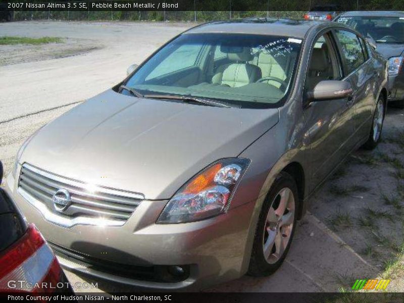 Pebble Beach Metallic / Blond 2007 Nissan Altima 3.5 SE