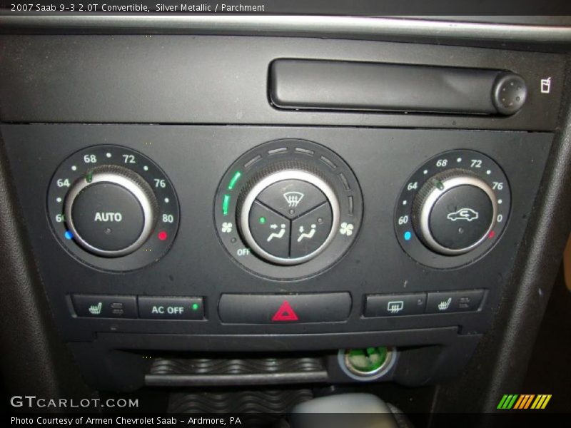 Silver Metallic / Parchment 2007 Saab 9-3 2.0T Convertible