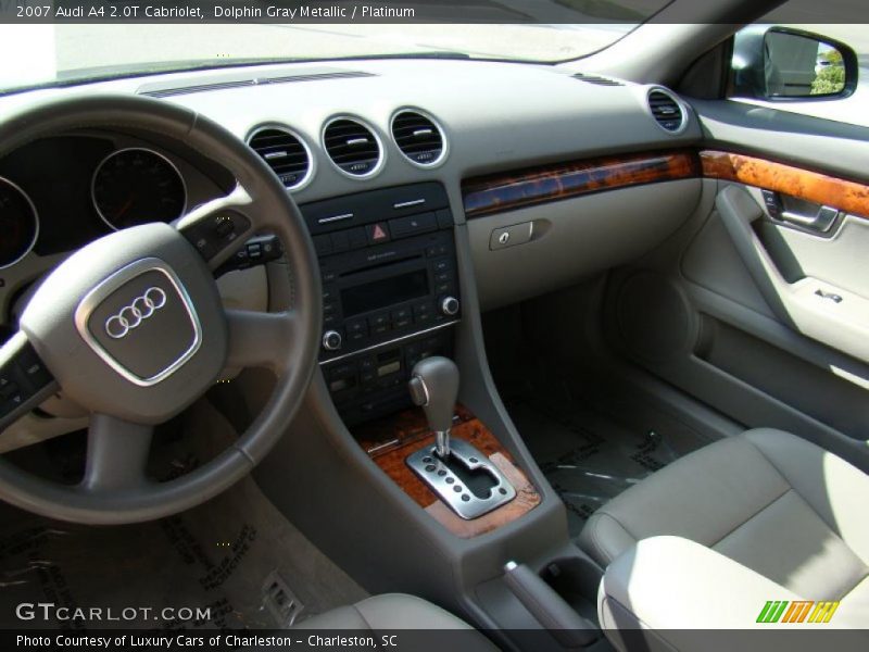 Dolphin Gray Metallic / Platinum 2007 Audi A4 2.0T Cabriolet