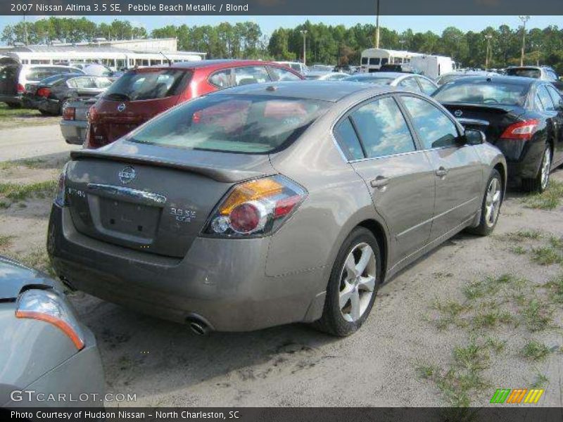 Pebble Beach Metallic / Blond 2007 Nissan Altima 3.5 SE