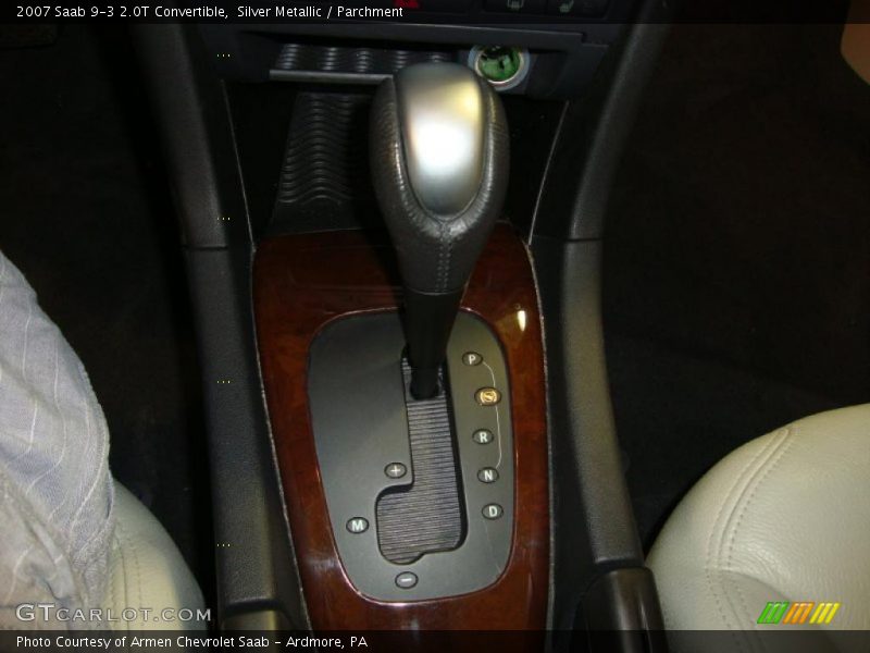 Silver Metallic / Parchment 2007 Saab 9-3 2.0T Convertible