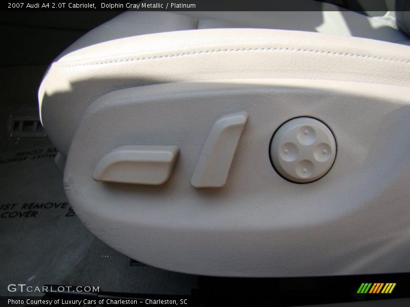 Dolphin Gray Metallic / Platinum 2007 Audi A4 2.0T Cabriolet