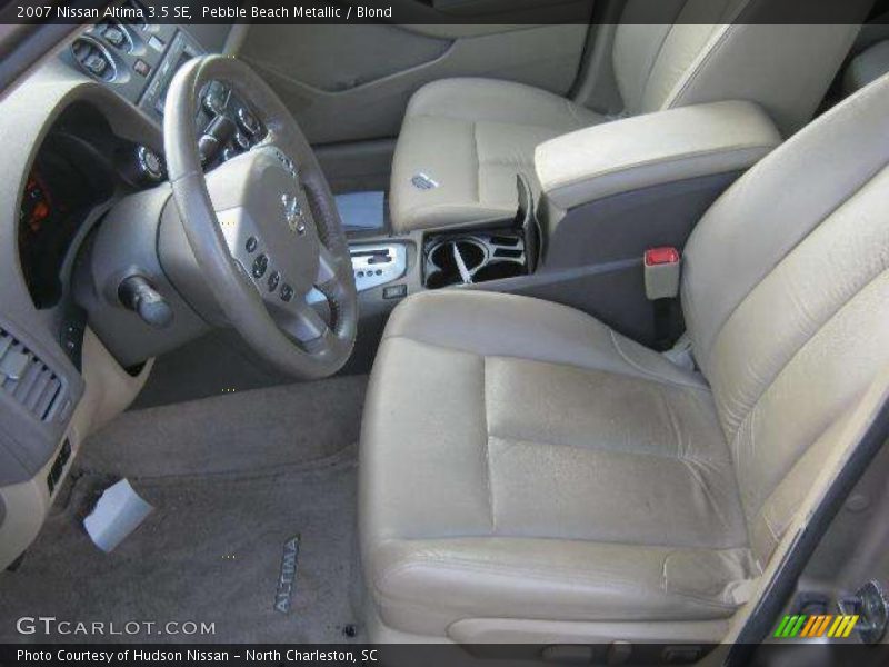 Pebble Beach Metallic / Blond 2007 Nissan Altima 3.5 SE