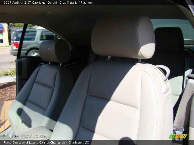 Dolphin Gray Metallic / Platinum 2007 Audi A4 2.0T Cabriolet