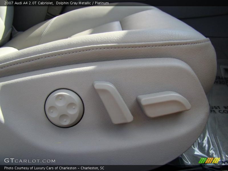 Dolphin Gray Metallic / Platinum 2007 Audi A4 2.0T Cabriolet