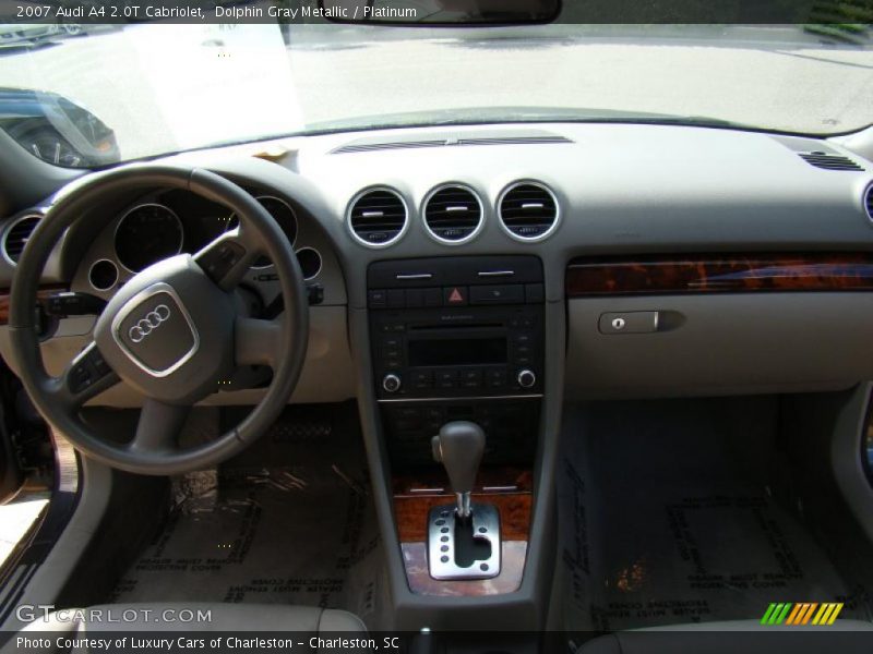 Dolphin Gray Metallic / Platinum 2007 Audi A4 2.0T Cabriolet