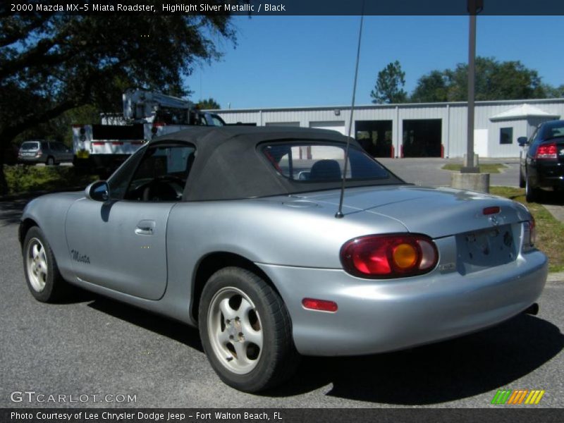 Highlight Silver Metallic / Black 2000 Mazda MX-5 Miata Roadster
