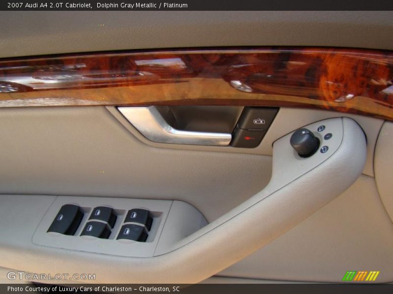 Dolphin Gray Metallic / Platinum 2007 Audi A4 2.0T Cabriolet