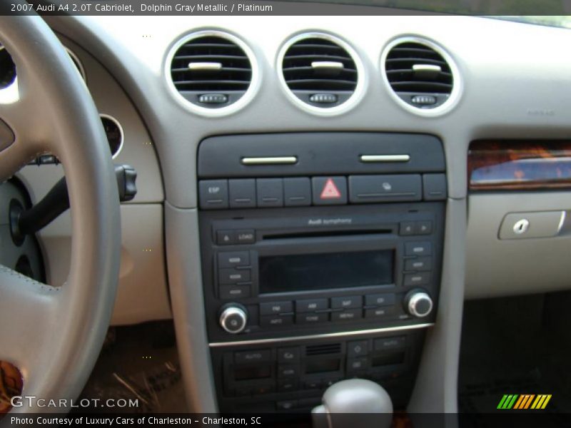 Dolphin Gray Metallic / Platinum 2007 Audi A4 2.0T Cabriolet