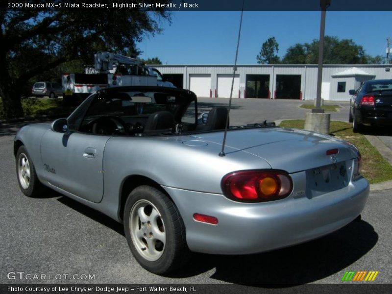Highlight Silver Metallic / Black 2000 Mazda MX-5 Miata Roadster