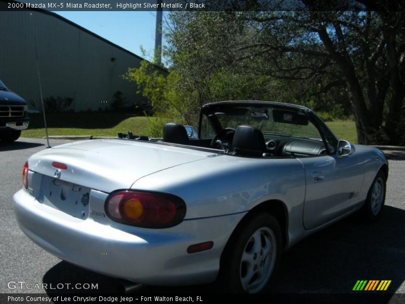 Highlight Silver Metallic / Black 2000 Mazda MX-5 Miata Roadster