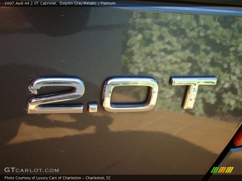 Dolphin Gray Metallic / Platinum 2007 Audi A4 2.0T Cabriolet