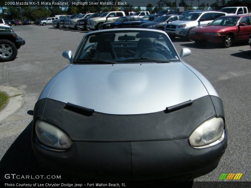 Highlight Silver Metallic / Black 2000 Mazda MX-5 Miata Roadster