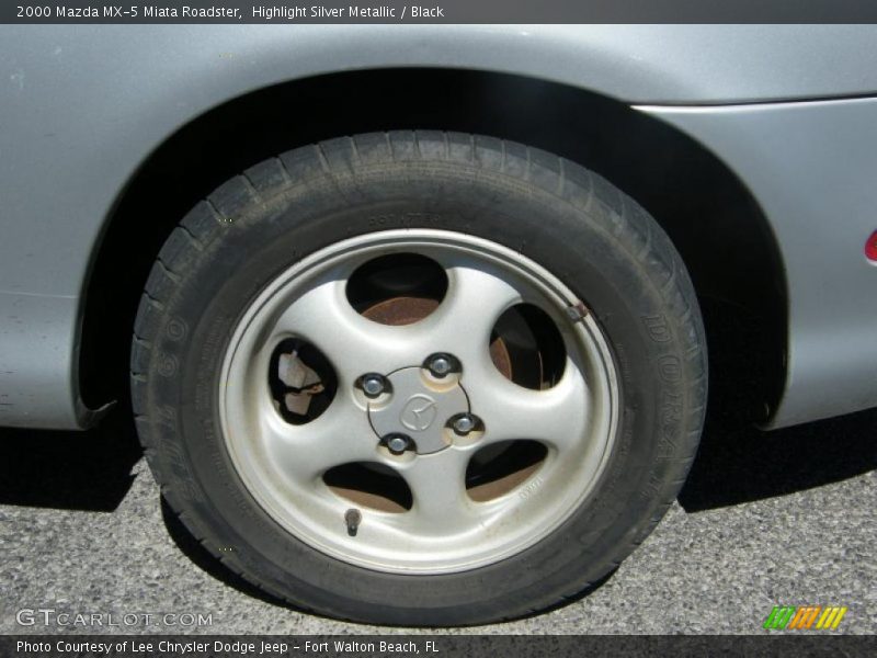 Highlight Silver Metallic / Black 2000 Mazda MX-5 Miata Roadster