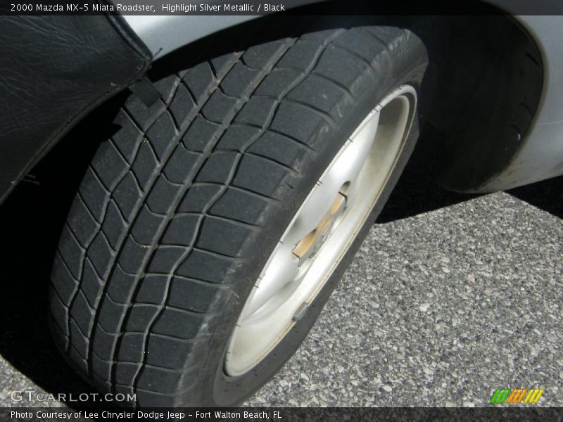 Highlight Silver Metallic / Black 2000 Mazda MX-5 Miata Roadster