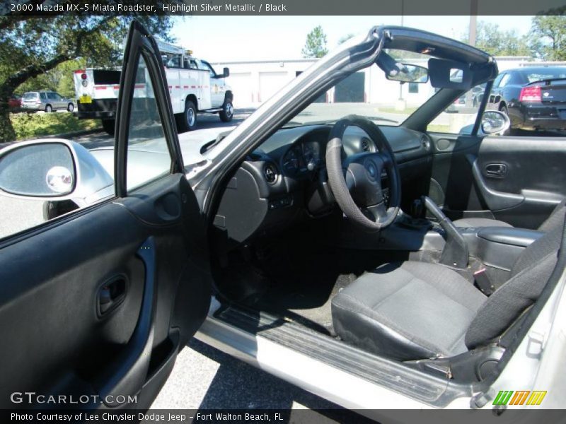 Highlight Silver Metallic / Black 2000 Mazda MX-5 Miata Roadster